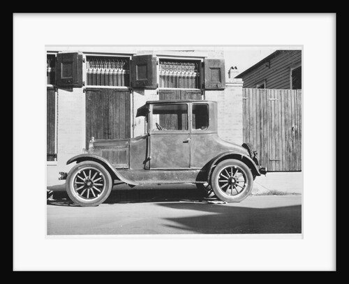 Side Display of Early Model T Ford by Anonymous