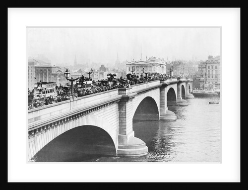 Traffic Crossing London Bridge by Anonymous