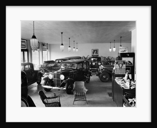 Showroom Displaying Nash Cars by Anonymous