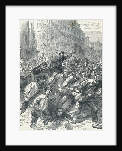Engraving of Communists Rioting by Anonymous