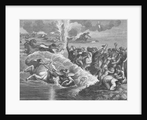 Moses Leading Children of Israel Through Red Sea by Anonymous