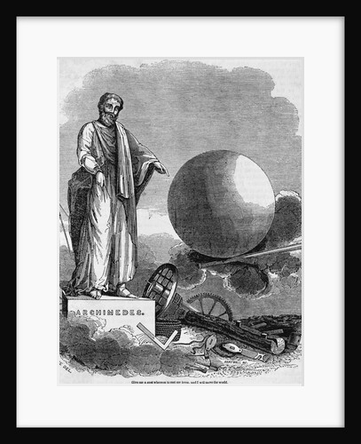 Archimedes Demonstrating Power of the Lever by Anonymous