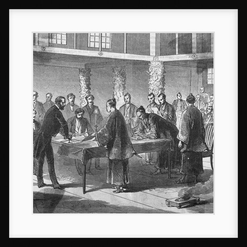 Treaty of Commerce Being Signed by Anonymous