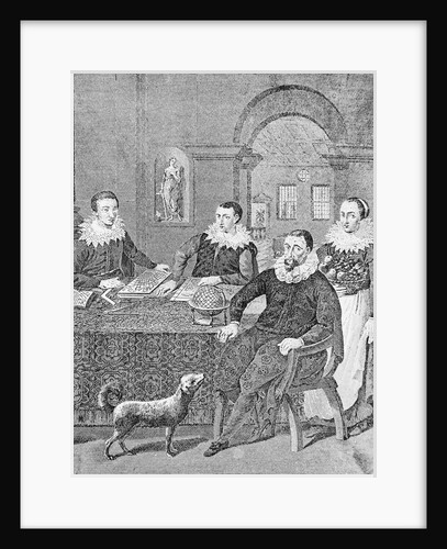 Christopher Columbus with his Two Sons by Anonymous