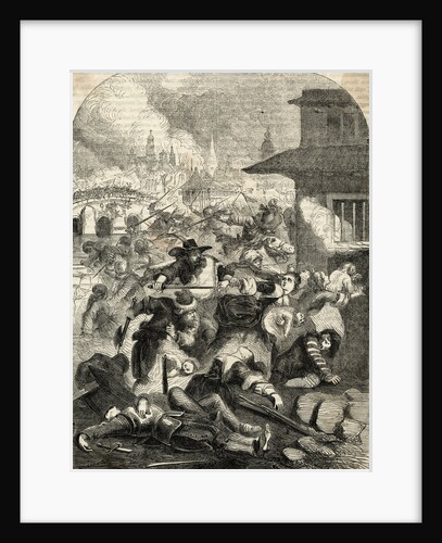 Massacre of Magdeburg During Thirty Years War by Anonymous