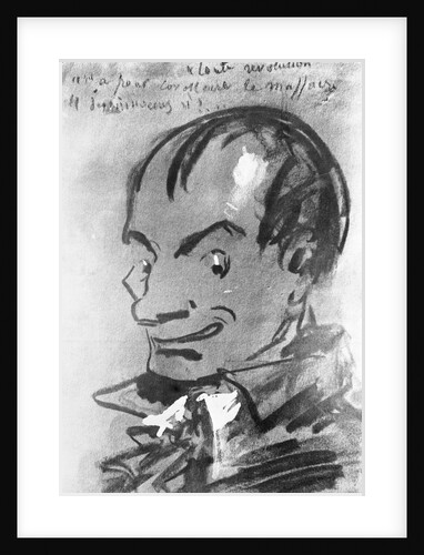 Caricature of Charles Baudelaire by Anonymous