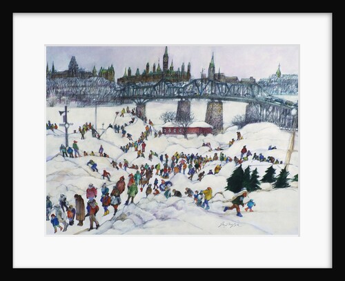 Winterlude, Pirovik - Ottawa-Hull, Canada by Franklin McMahon