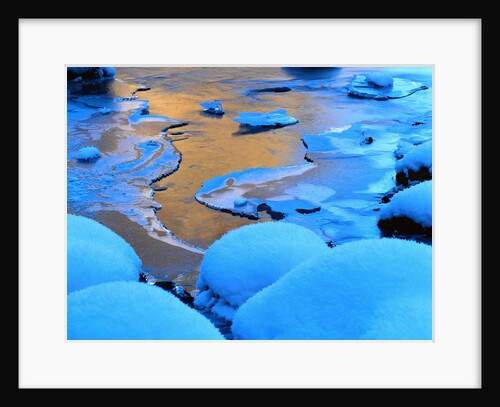 Ice and Snow on a Beach by Anonymous