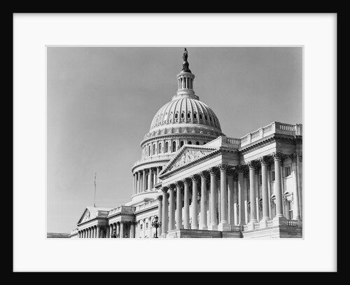 Dome and Portico of U.S. Capitol by Anonymous