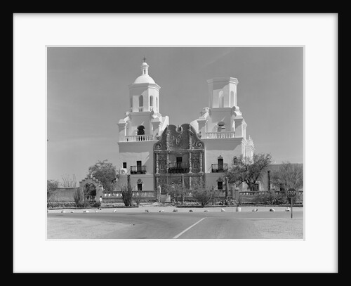Facade of the Mission Church of San Xavier del Bac by Anonymous