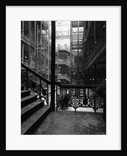 Interior of the Bradbury Building by Anonymous
