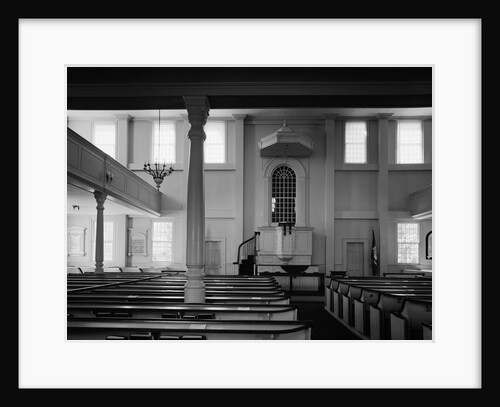 Interior of First Church of Christ, Congregational by Anonymous