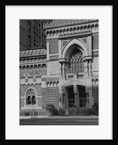 Central Doorway of the Pennsylvania Academy of the Fine Arts by Anonymous