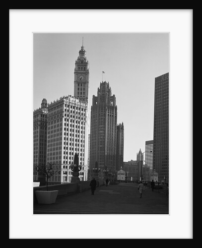 Wrigley Building and the Tribune Tower by Anonymous