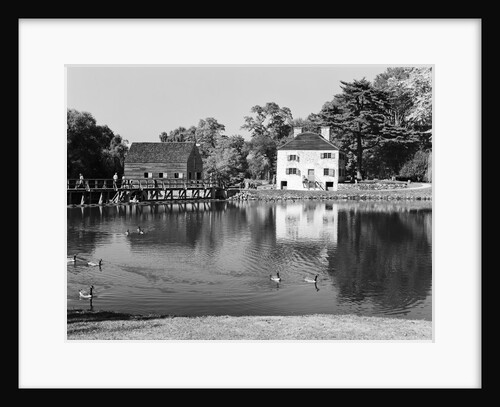 Mill and Philipse House at Philipsburg Manor by Anonymous