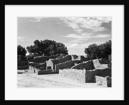 Pueblo Ruins at Aztec Ruins National Monument by Anonymous