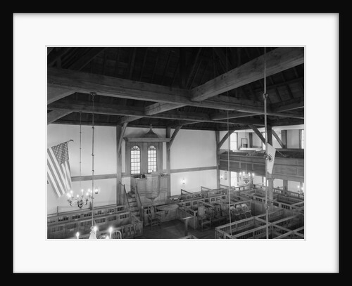 Interior of Old Ship Meeting House by Anonymous