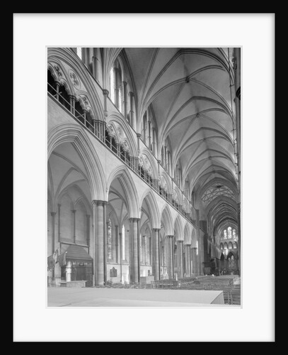 Interior of Salisbury Cathedral by Anonymous