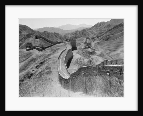 View of the Great Wall of China at Nankon Pass by Anonymous