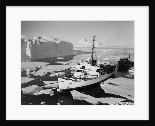 U.S. Coast Guard Ice Breaker in Arctic by Anonymous