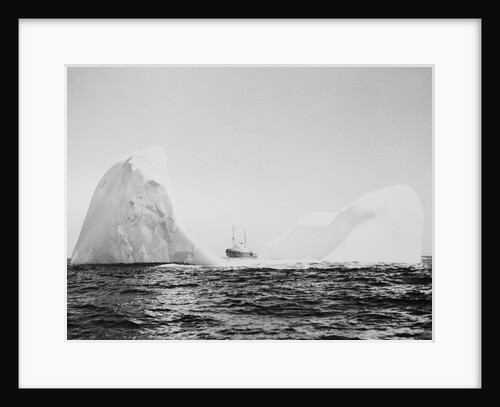 U.S. Coast Guard Patrolling Icebergs by Anonymous