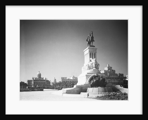 Statue at Entrance to Presidential Palace by Anonymous