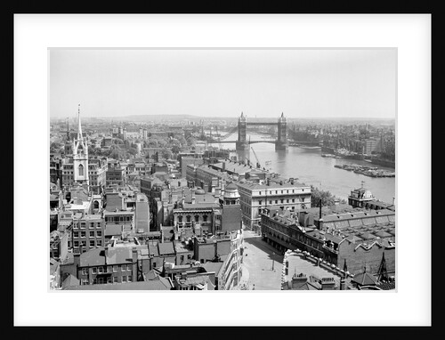 Looking Down on London from Monument by Anonymous
