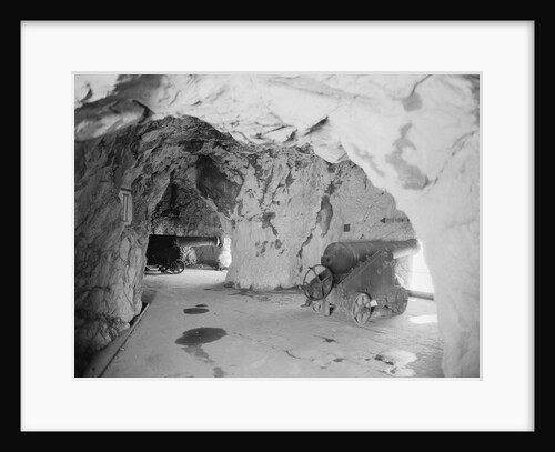 Cannon Galleries in the Great Siege Tunnels by Anonymous