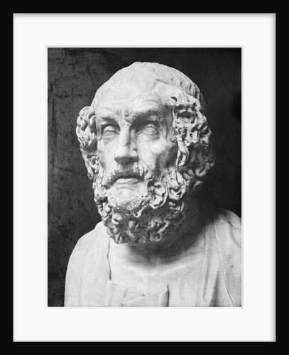 View of Statue of Homer by Anonymous