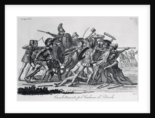 Illustration of Homeric Battle by Anonymous