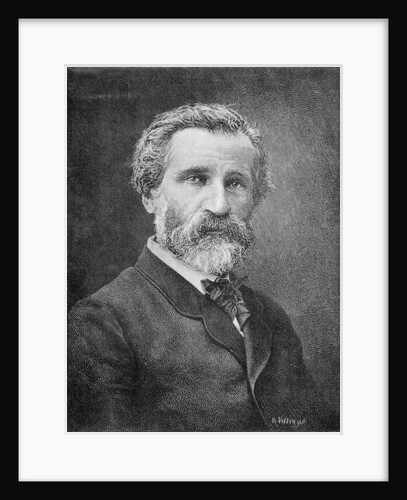 Portrait of Opera Composer Giuseppe Verdi by Anonymous