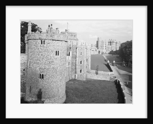 Exterior View of Windsor Castle by Anonymous