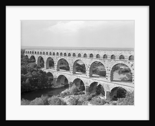 View of Aqueduct in France by Anonymous