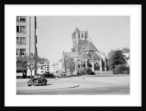 View of Damaged Church by Anonymous