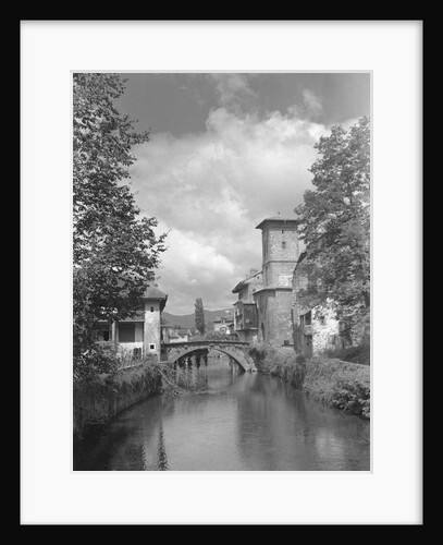 View of River and Town by Anonymous