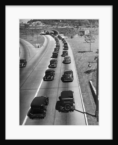 View of Traffic Jam on Grand Central Parkway by Anonymous