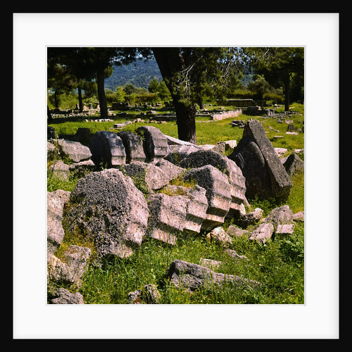 Fallen Greek Columns by Anonymous