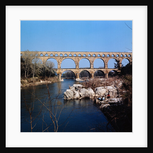 Pont du Gard Aqueduct in France by Anonymous