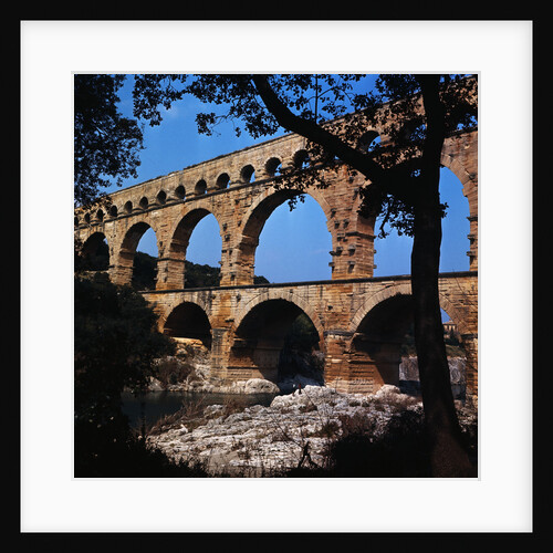 View of the Pont du Gard by Anonymous