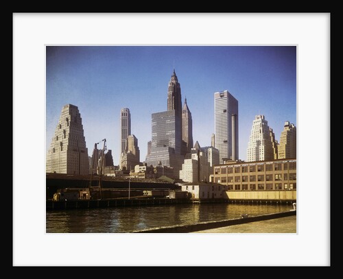 Skyline of New York City's Financial District by Anonymous