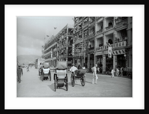 Rickshaws Traveling on Street by Anonymous