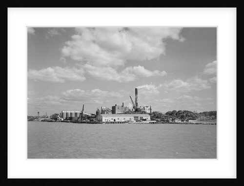Papermill on York River by Anonymous