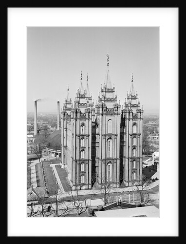 View of Mormon Temple and Tabernacle by Anonymous