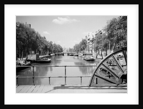 View of Canal Along Geldersche Kade by Anonymous