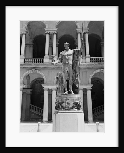 Roman Statue on Display by Anonymous