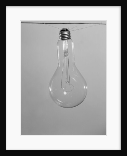 Incandescent Electric Light Bulb with Tungsten Filling by Anonymous