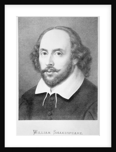 Portrait of Playwright William Shakespeare by Anonymous