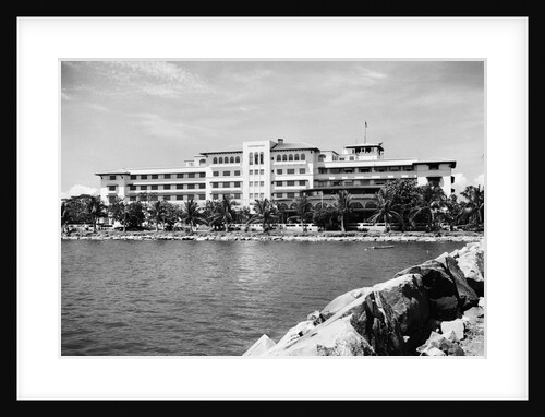 Exterior of Manila Hotel by Anonymous