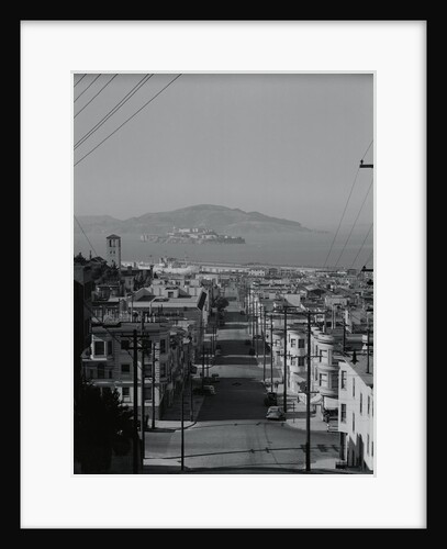 View of Alcatraz Island from Russian Hill by Anonymous