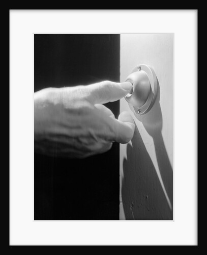 Hand Pressing a Door Bell by Anonymous